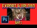 How to create, export, and upload a GIF tutorial | Photoshop CC 2017