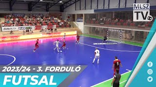 MVFC Berettyóújfalu – Debreceni EAC | 4-4 | Férfi Futsal NB I | 3. forduló | MLSZTV