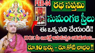 NANDIBATLA about Significance of Ratha Saptami 2025 | How to Perform Ratha Saptami Pooja || SumanTV