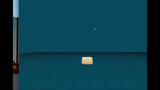 Physics Simulator: Spinning and Bouncing Cube