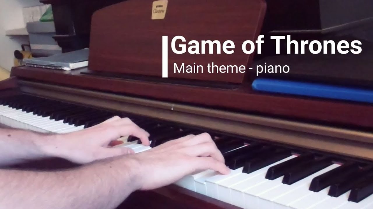 Game Of Thrones - Main Theme Piano - YouTube