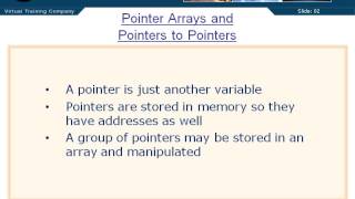 06 08 Pointer Arrays Pointers to Pointers | C Tutorial