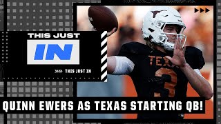 Texas names Quinn Ewers as the starting QB for the Longhorns 🤘 | This Just In