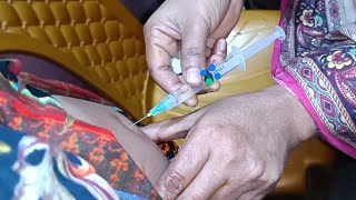 IM Intramuscular injection Push. Triamcinolone [Alfacort] injection Video.25 Ep 40 Anik Health Tips