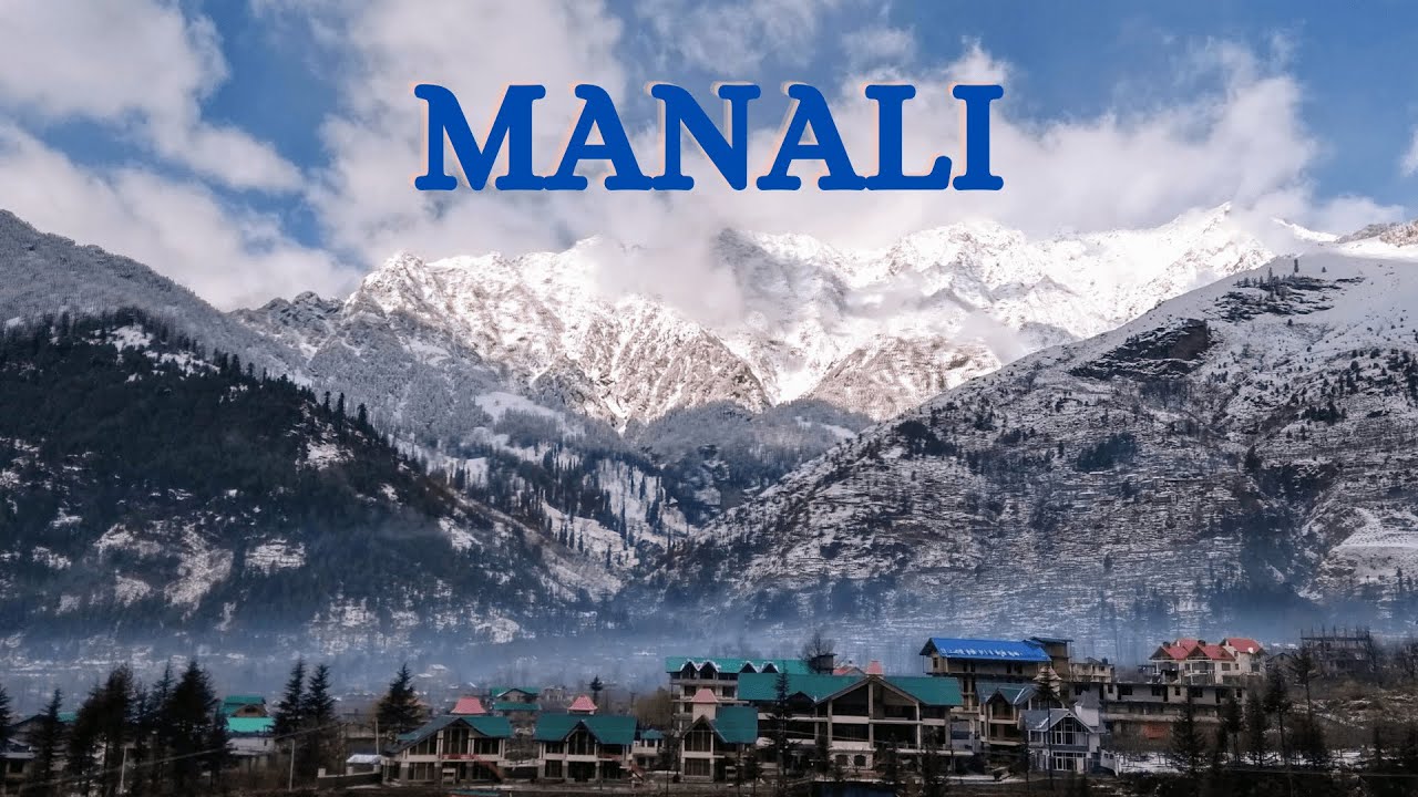 "Aerial View Of The Snow-Covered Mountains In Manali" Cinematic Travel ...