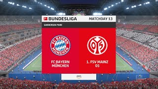 FIFA 22 | FC Bayern München vs 1. FSV Mainz 05 - Bundesliga | Gameplay
