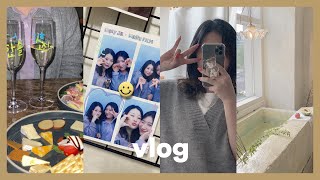 vlog | 일상브이로그 | 친구랑 부천데이트 ( 부천 와인바 떡집, 카페 킷사텐 ) | 하루필름 중독 | 인생 첫 카이막 | 연남동에서 보내는 하루