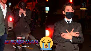 Tom Holland Emotional During Spiderman No Way Home Premiere