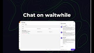 Messaging on wait while