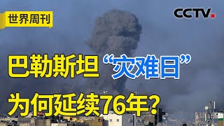 加沙难民营一夜间被夷为废墟！巴勒斯坦第76个灾难日 炼狱仍在重演！20240519 | CCTV中文《世界周刊》