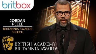 Jordan Peele Speaks Of His Love For Horror In Full Acceptance Speech | Britannia Awards