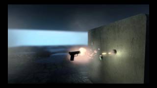 UDK Decal, Particle, Weapon Animation Test