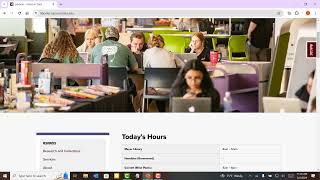 Library Website Overview