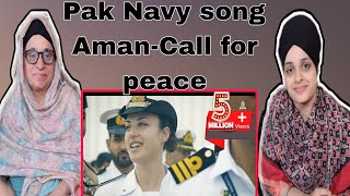 Indian reaction:Pakistan Navy National Song | The Call of Peace | Exercise AMAN |Together For Peace