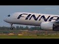 40 powerful takeoffs and landings helsinki airport plane spotting finland hel efhk