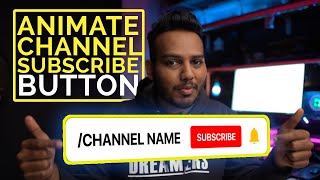 How to ANIMATE a SUBSCRIBE BUTTON? | Animation Tutorial | After Effects Tutorial