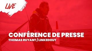 Conférence de presse arrivée Thomas Ruyant