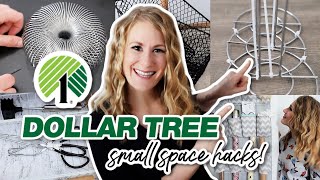 $1 DOLLAR TREE Small Space Organizing SECRETS! 😱 (pro tips that WORK and you probably aren't doing!)
