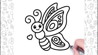 Easy drawing for kids | Bolalar uchun oson chizish | Dessin facile pour les enfants | 孩子們的簡單繪畫
