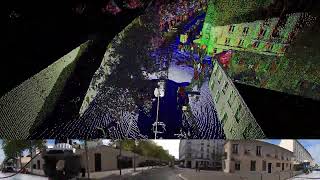 Relocalization in a georeferenced point cloud map