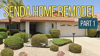 San Diego Home Makeover Begins! | Senda Remodel Part 1| San Diego Property Tours