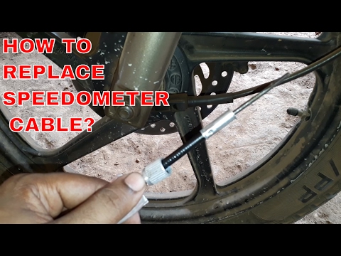 Installing/Replacing Speedometer cable of HERO MOTORCYCLES Installing/Replacing Speedometer cable of HERO MOTORCYCLES