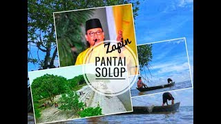 Lagu Melayu : Zapin Pantai Solop - H.M Rusli Zainal (Panorama Pantai Solop by Drone)