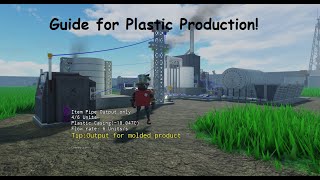 How to make plastic in Industrialist / Roblox