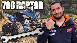 GAGNER 150€ EN FAISANT SA VIDANGE ! (Quad 700 Raptor)