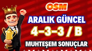 OSM 2024 ARALIK GÜNCEL 433 B ! EN İYİ TAKTİK VE MUHTEŞEM SONUÇLAR ! ONLİNE SOCCER MANAGER NEW TACTİC