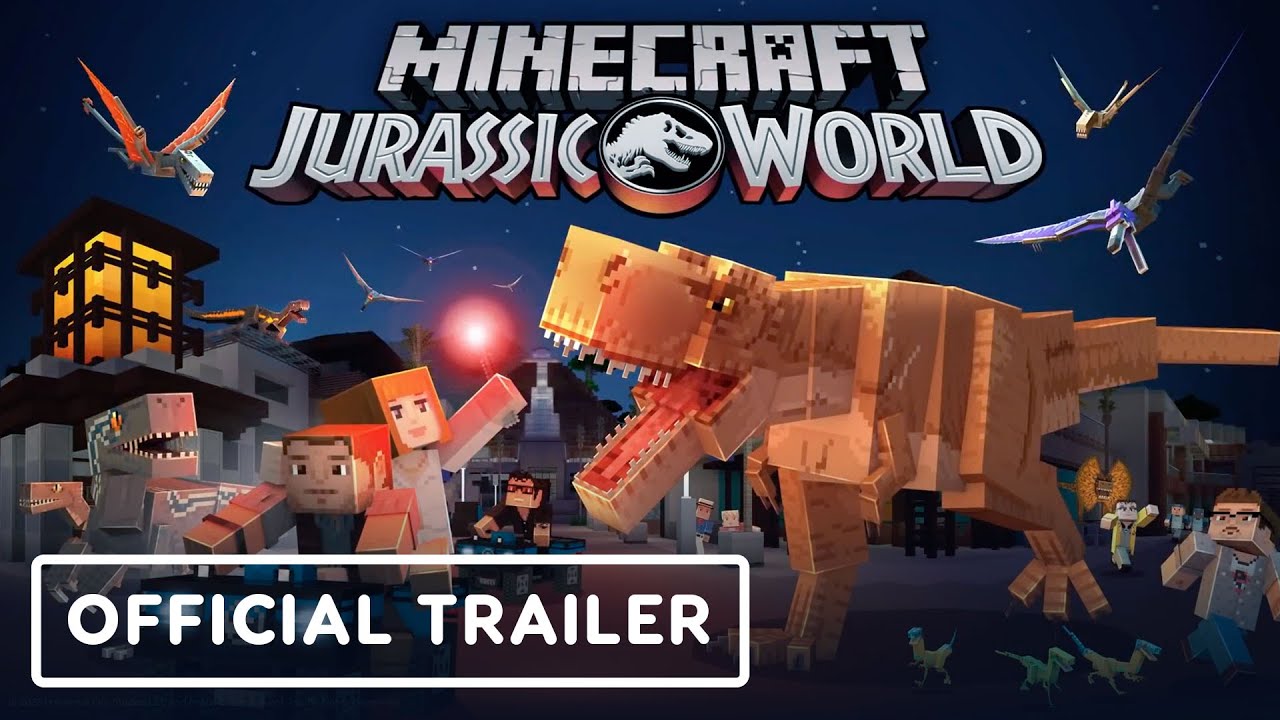 Minecraft Jurassic World - Official DLC Trailer - YouTube