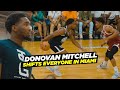 Donovan Mitchell BREAKING ANKLES In Miami Pro Am!! Bam Adebayo & Darius Garland SNAP!!