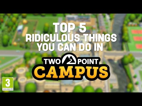 TOP 5 Ridiculous things you can do in Two Point Campus!