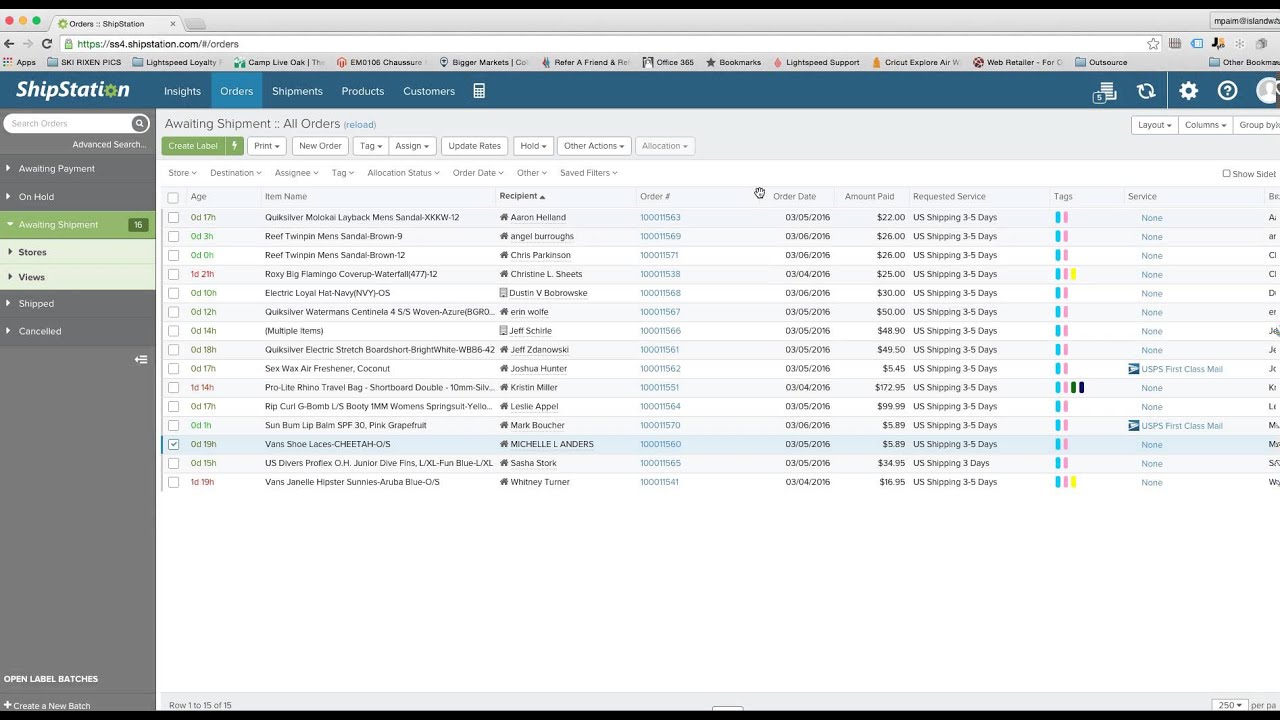 Shipstation Overview March 6 2016 Youtube