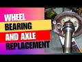 wheel bearings and axle connections repair