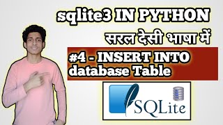 Insert Data In database Table | Python with databases Sqlite3 | In Hindi @CodeWithHarry
