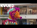 Colombia mall creates seahorse made of 180,000 flowers