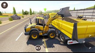 Drive Simulator 2020 | Constructing Bus Station \u0026 Car Parking | Dump Truck, Loader \u0026 Road Roller