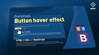 Button hover effect - Bootstrap4