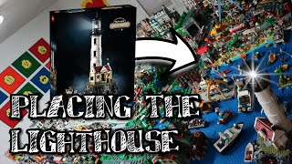 Lego 21335 Ideas Lighthouse - Placing in my Lego City Diorama