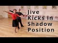 Jive Kicks and Chasses in Shadow Position | Dance Routine and Figures