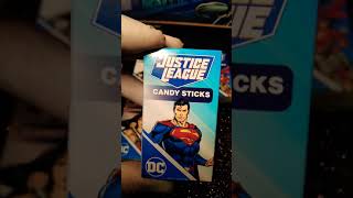 JUSTICE LEAGUE : SUPERMAN Candy Sticks #viral  #trending  #shorts  #asmr  #satisfying