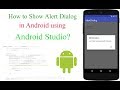 How to Display Alert Dialog in Android? [With Source Code]