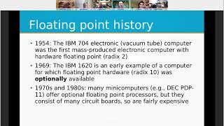 HPCC 2021 January: Math Coprocessors Before the x86 (Eric Smith)