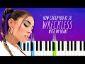 Madison Beer - Reckless  (Piano tutorial)