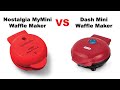 Nostalgia MyMini Vs Dash Mini Waffle Maker - Which One Is Better?