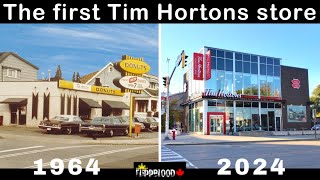 Inside the very FIRST Tim Hortons Store in the world  ||  Hamilton CANADA  ||  2024