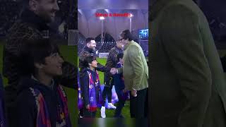 Ronaldo & Messi 🔥🔥 with Amitabh Bachchan #shorts