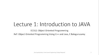 Lec1: Java Introduction
