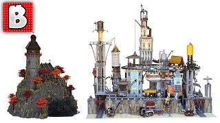 Massive LEGO Steam Punk City!!! TOP 10 MOCs